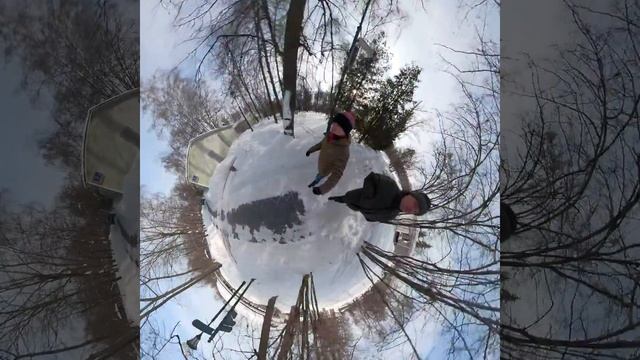 Прогулки с камерой Gopro Fusion по планете ВДНХ в 360. смотреть онлайн