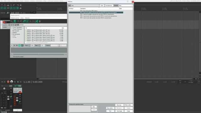 Capture MIDI performances without recording through retroactive recording in REAPER смотреть онлайн