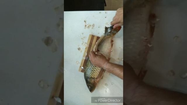 Как почистить рыбу чтобы не летела чешуя!