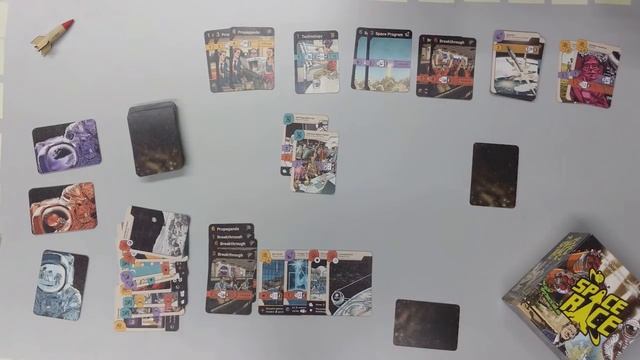 Space Race – Solo Game Playthrough смотреть онлайн