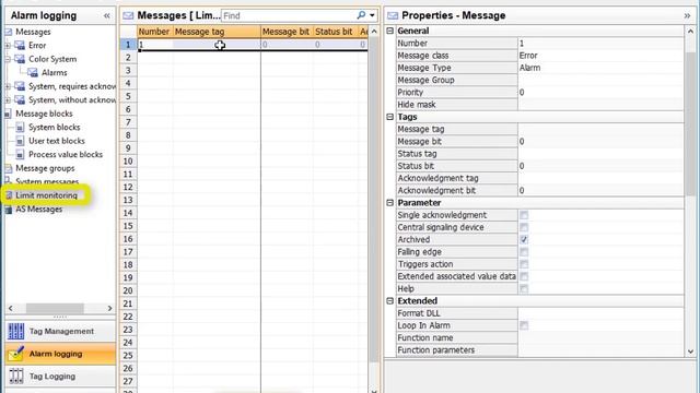 WinCC v8.0 Step By Step 16: Configuring Messages in WinCC Alarm Logging ⚠️ #winccguru