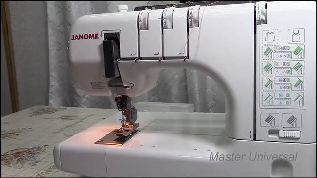 Плоскошовная машина Cover Pro 2. Разновидность строчек. Видео №36. смотреть онлайн