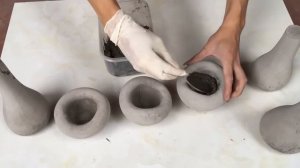 Project Cement craft | Ideas Make Mushrooms Cement With Foot Socks Of Wife | Garden Decoration