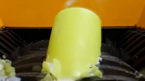 Шредер против различных предметов. Fast Shredder