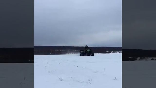 Kawasaki brute forse 750 в мокром снегу смотреть онлайн