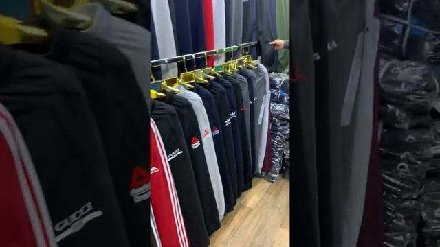 Рынок дордой/мужская одежда оптовые цены/мужские спортивные трико с начесом на осень/11.09.20. смотреть онлайн