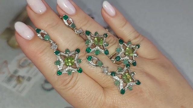 Натуральные камни. Серебро 925. Комплекты. 11.05.2023. смотреть онлайн