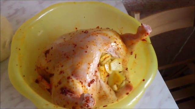 Курица в тесте смотреть онлайн