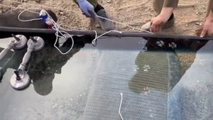 Замена стекла на грузовике под резинку / на примере ТАТРА
