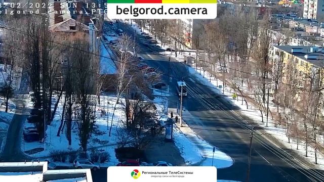 ДТП на перекрёстке улиц Щорса и Костюкова в Белгороде.
