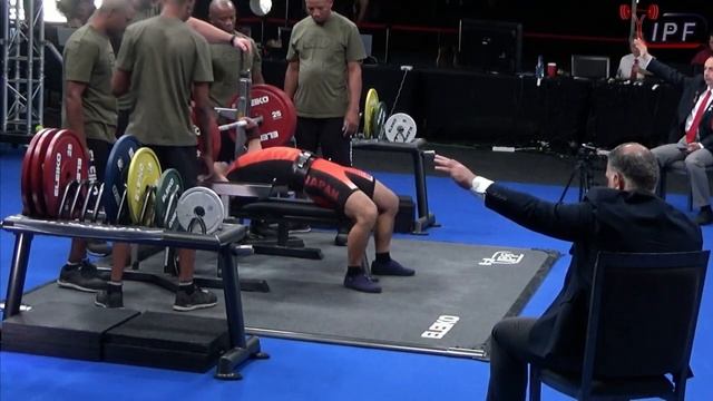 Daiki Kodama JPN - 230.5kg World Record Bench Press - IPF 83kg Class