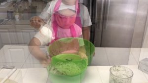 Изумрудный торт по рецепту Алекса и Миланы/ Spinach cake @Alex and Milana