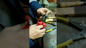 Изготовление грузила из листового свинца