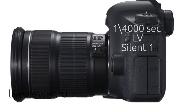 Canon 6D работа затвора смотреть онлайн