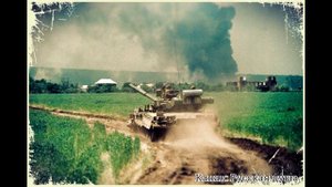 Армейская песня под гитару "Горит Чечня"