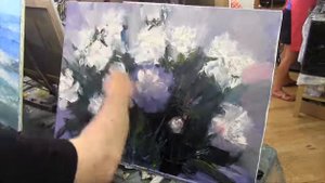 Пионы. Урок живописи Игоря Сахарова ./ Peonies /