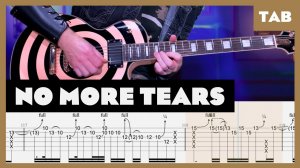 Ozzy Osbourne Zakk Wylde - No More Tears - Guitar Tab | Lesson | Cover | Tutorial