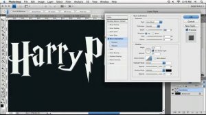 Photoshop  Harry Potter Text! Photoshop CS4