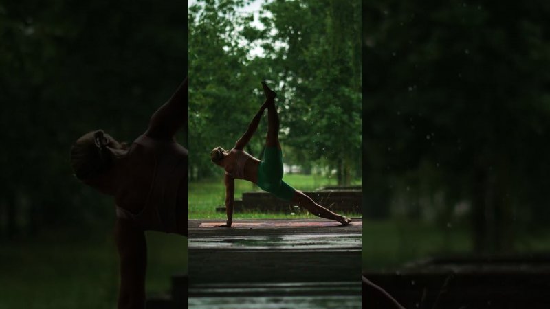 Rainy #flow #yoga