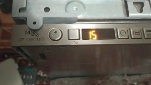 Посудомойка  Hotpoint ARISTON ошибка 15