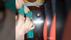 Ремонт платы индукционной плиты.