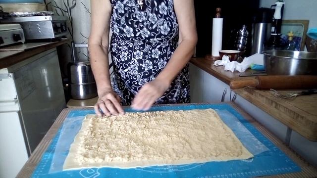 Слоеная Армянская ГАТА: как делаем крошку - хорис, штруйзель. как испекаем, все подробно. ?☕ смотреть онлайн