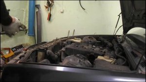 Снятие стартера BMW e36\ M50B20