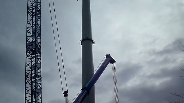 Самый большой ветрогенератор в Украине. смотреть онлайн