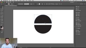 How to Make a Half Circle | Illustrator Tutorial
