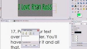 How To Add A Border To Your Text (Using GIMP)