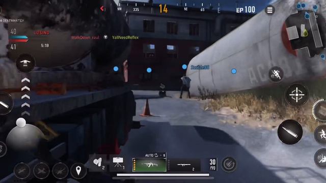 PLAYING WAR ZONE MOBILE WITH BAD PING TOTALLY NOT BAD AT THE GAME