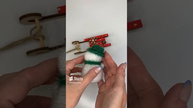 Снеговик ☃️ #вязаныеигрушки #вяжуназаказ #handmade #игрушкиручнойработы