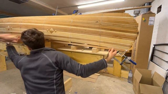 Stripping the Hull - Cedar Strip Canoe Build Part 2 смотреть онлайн
