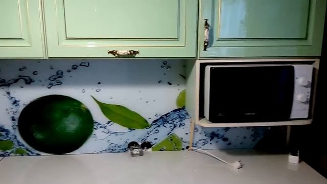 Кухонный фартук лайм