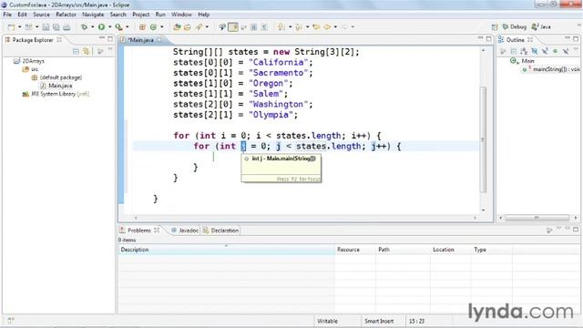 Java Tutorial 41 2darrays