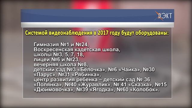 Контроль и безопасность. 48 камер видеонаблюдения установят в воскресенских школах смотреть онлайн