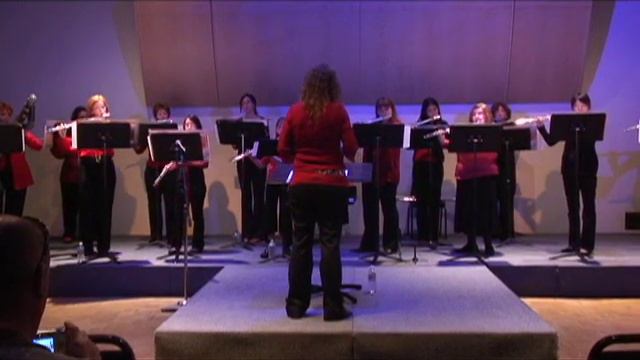 Magic Flute Overture by Mozart for Flute Choir смотреть онлайн