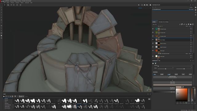 Стилизованный Материал в Substance Painter смотреть онлайн