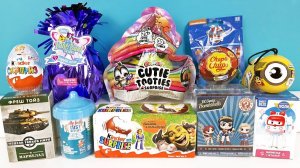 15 СЮРПРИЗОВ POOPSIE CUTIE TOOTIES, Щенячий патруль,ШРЕК,Robocar Poli,ТАНКИ Unboxing Kinder Surprise