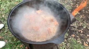 Готовим Блюдо Из Мясо | Мясо на костре