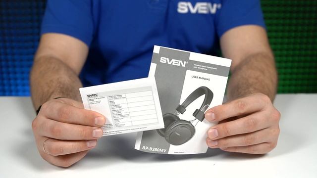 Видео распаковка SVEN AP-B380MV ? Стереонаушники с микрофоном и подключением через Bluetooth. смотреть онлайн