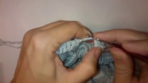 Кофта сетка крючком Ч.4 Crochet mesh pattern sweater