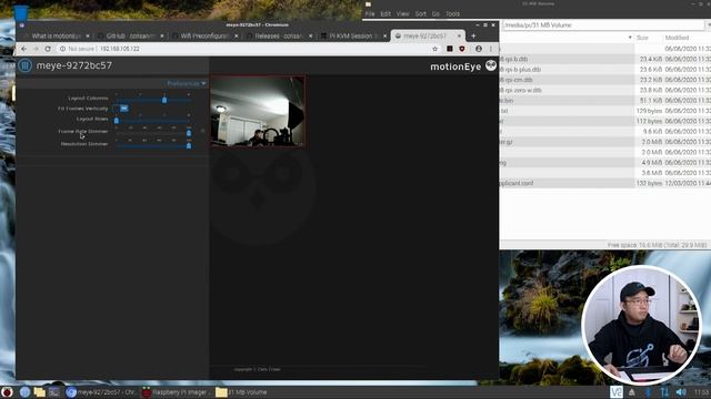 DIY Raspberry PI Surveillance System with MotionEyeOS смотреть онлайн