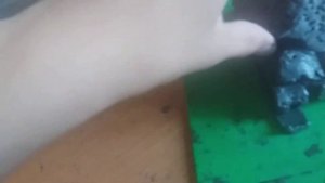 Танк Е-100 из пластилина с работуещей ходовой