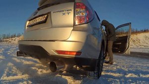 Банки HKS replica на subaru forester SH5 2.0 XT