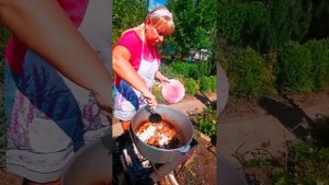 Шурпа на костре, быстрый способ приготовить на мангале