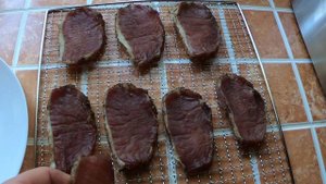 Мясо в дегидраторе
