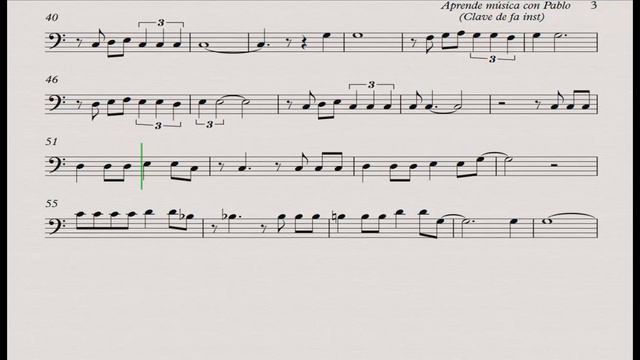 BLUE MOON: Clave de Fa (trombón, chelo, fagot, contrabajo)(partitura/playback) смотреть онлайн