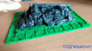 Пластилиновый танк Grill 15 | Испытание температурой