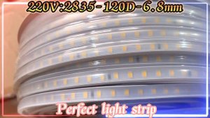 220V-2835-120D-6.8MM led strip light Ps:Looking for a buyer/Chinese factory of led strip lights